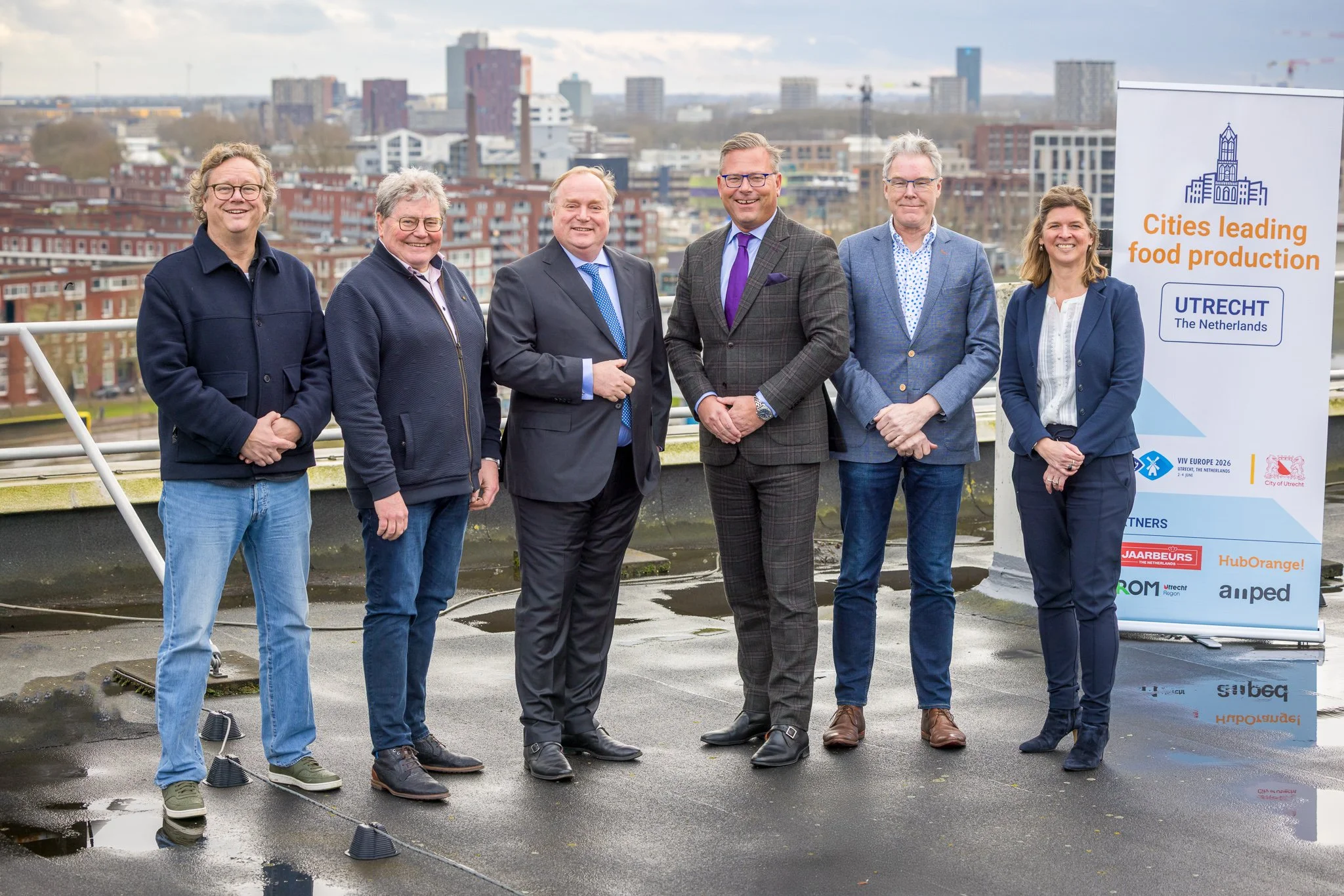 Royal Jaarbeurs, VIV Worldwide, Amped and HubOrange! unite to take the lead with ‘Cities leading food production’