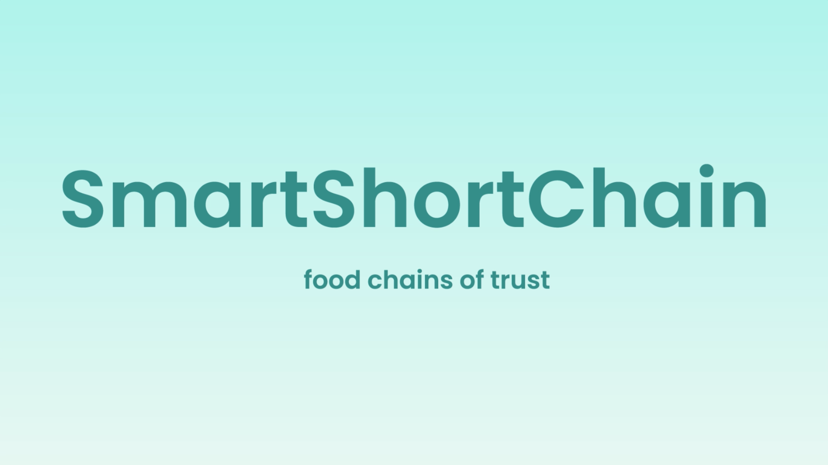 SmartShortChain - food chains of trust (2019-2020)