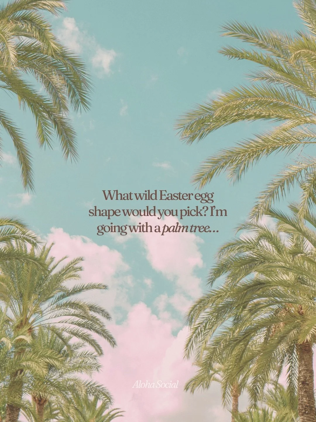 Now that&rsquo;s an egg-cellent idea&hellip;🥚🥥🌴

What&rsquo;s your dream shaped choccie egg?

#easteregg #tropicalvibes #travellife #chocolatelover