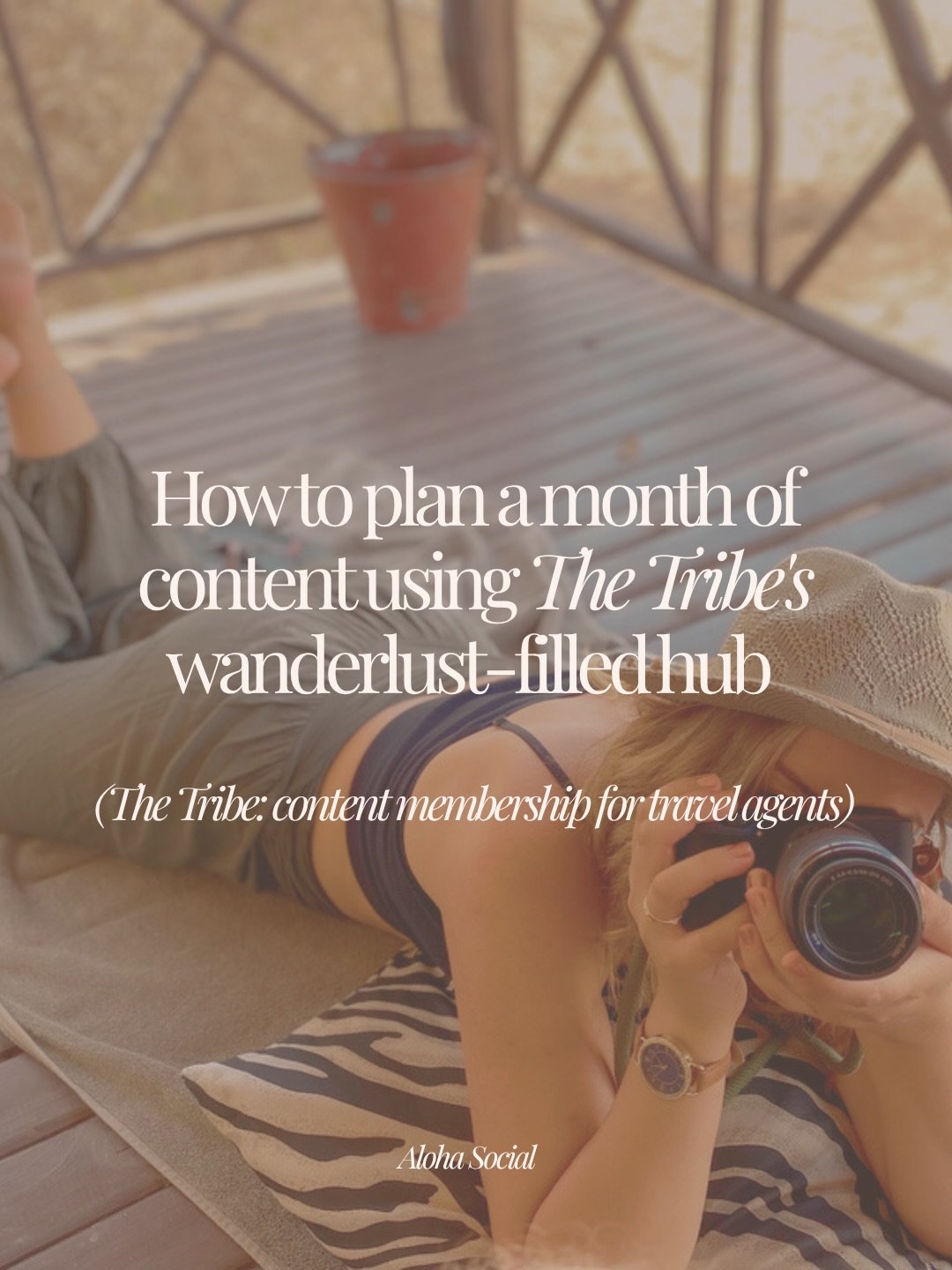 Content planned and scheduled in 1, 2, 3, 4, 5&hellip;☕️

I&rsquo;ve made The Tribe as easy-breezy as possible because I know you&rsquo;re busy scouting new hotels, jetting off on FAM trips, and planning dream holidays for your clients (I&rsquo;m soo