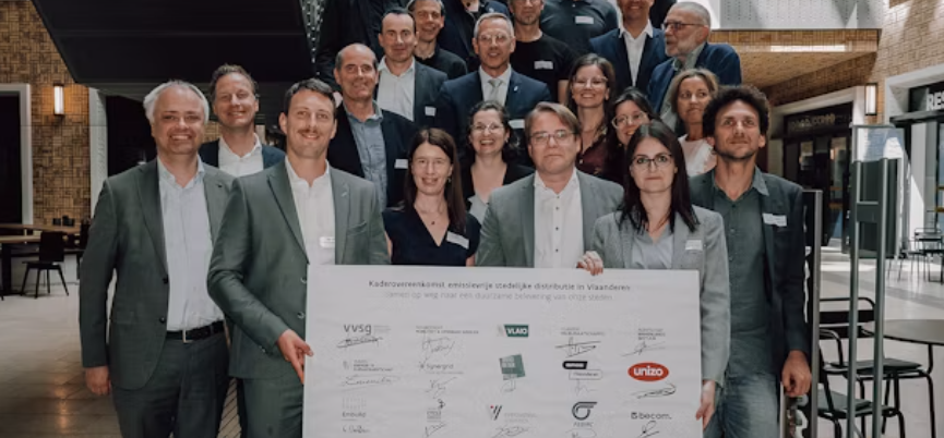 Op weg naar emissievrije stedelijke distributie in Vlaanderen