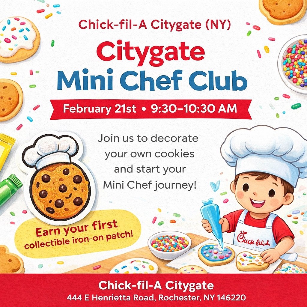 Due to popular demand&hellip;a second session of this month&rsquo;s Citygate Mini Chef Club is here! 🍪

Join us for our first event as your little ones decorate their own cookie and earn their very first collectible Mini Chef patch to go on their cu