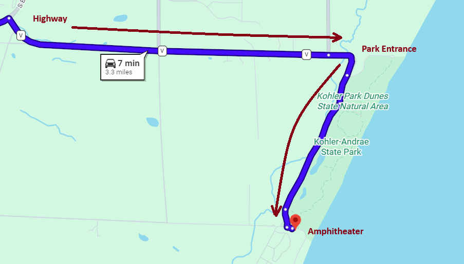 Highway to ceremony