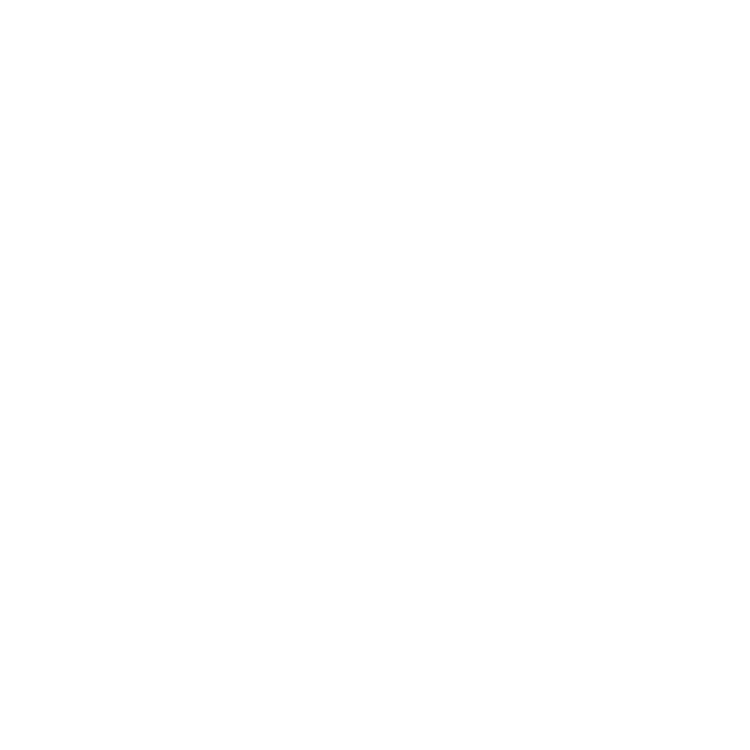 Ein stilisiertes, technisches Symbol in Weiß auf schwarzem Hintergrund, das einen Kreis in der Mitte zeigt, mit geraden Linien, die von ihm nach oben, unten und zur Seite ausgehen, vermutlich ein abstraktes technisches oder digitales Symbol.