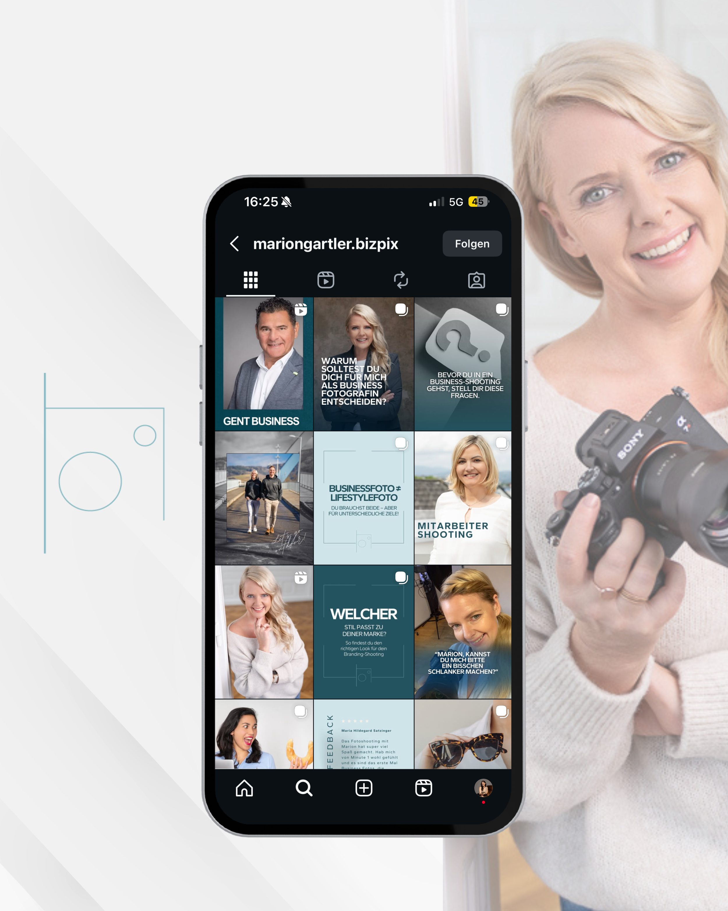 Marion Gartler Unternehmens - & Personal Brand Fotografin