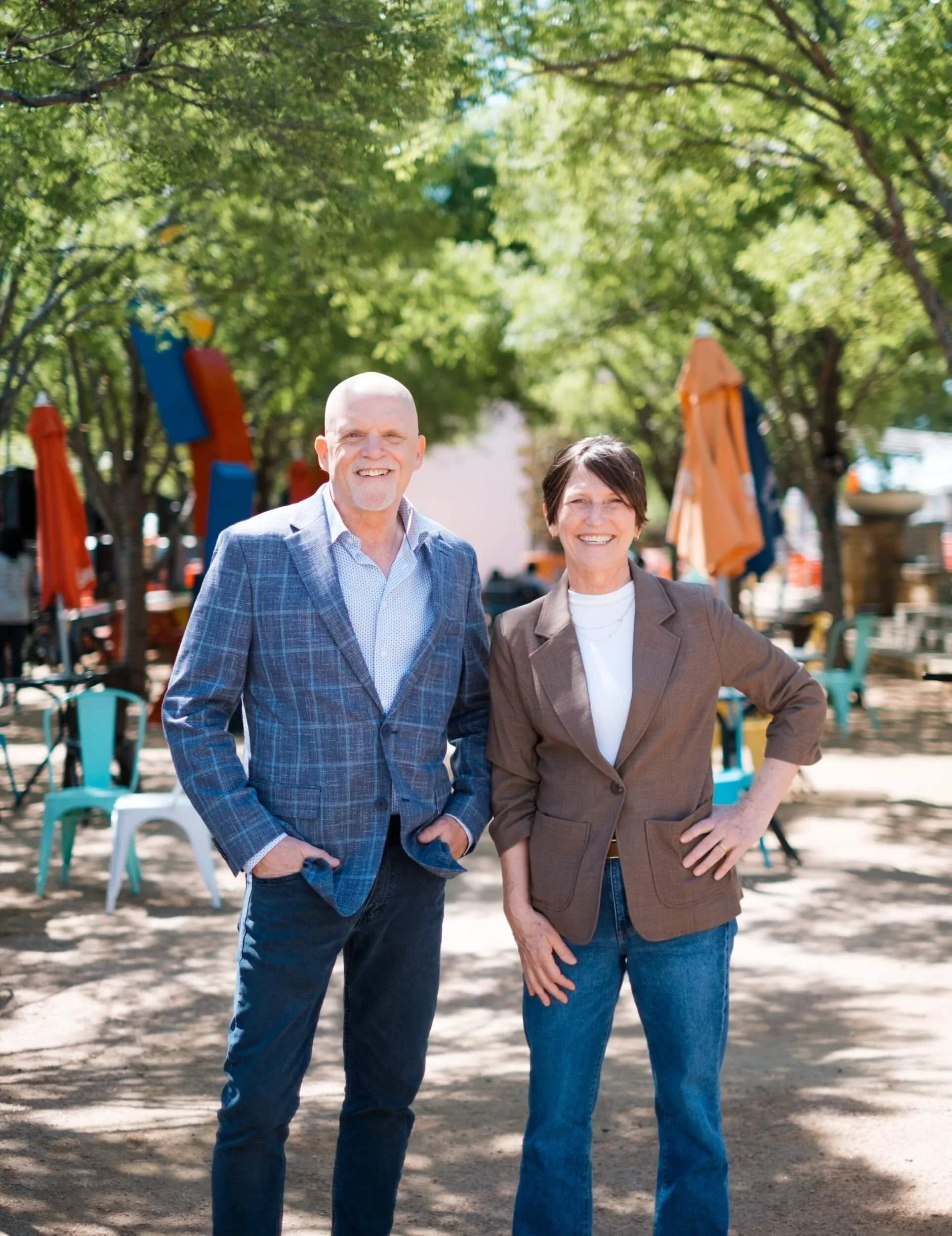 Dr. Duffy and his wife and partner at Strathmere Partners, Dr. Wendy Whittington