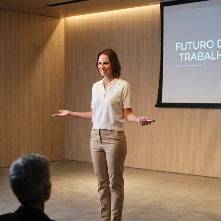 Ana Vianna in una presentazione in Brasile.