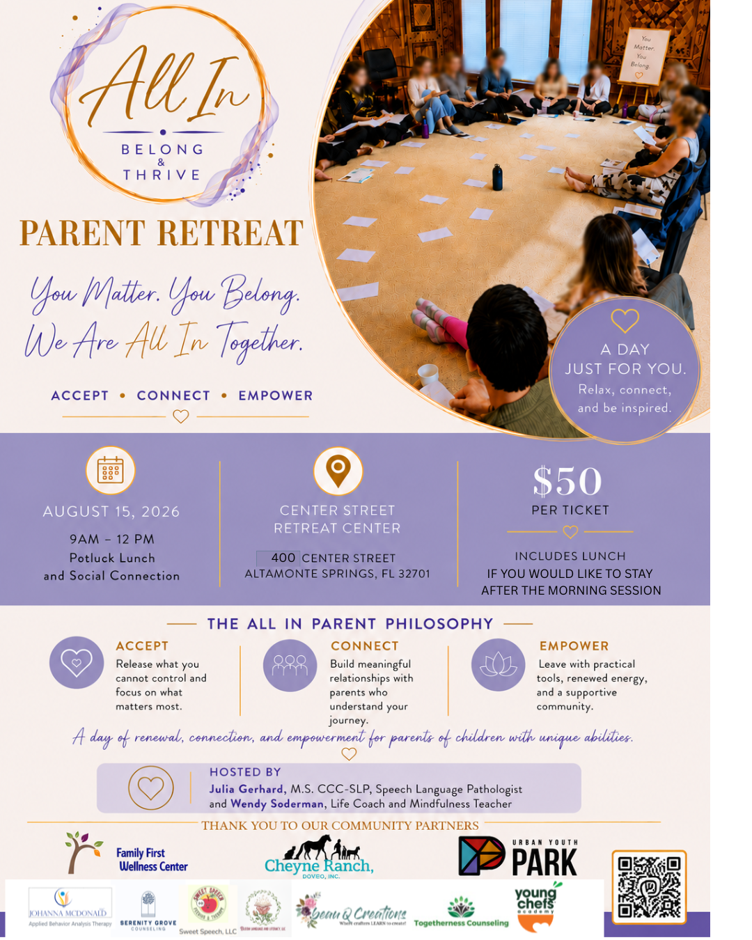 ALL IN PARENT RETREAT