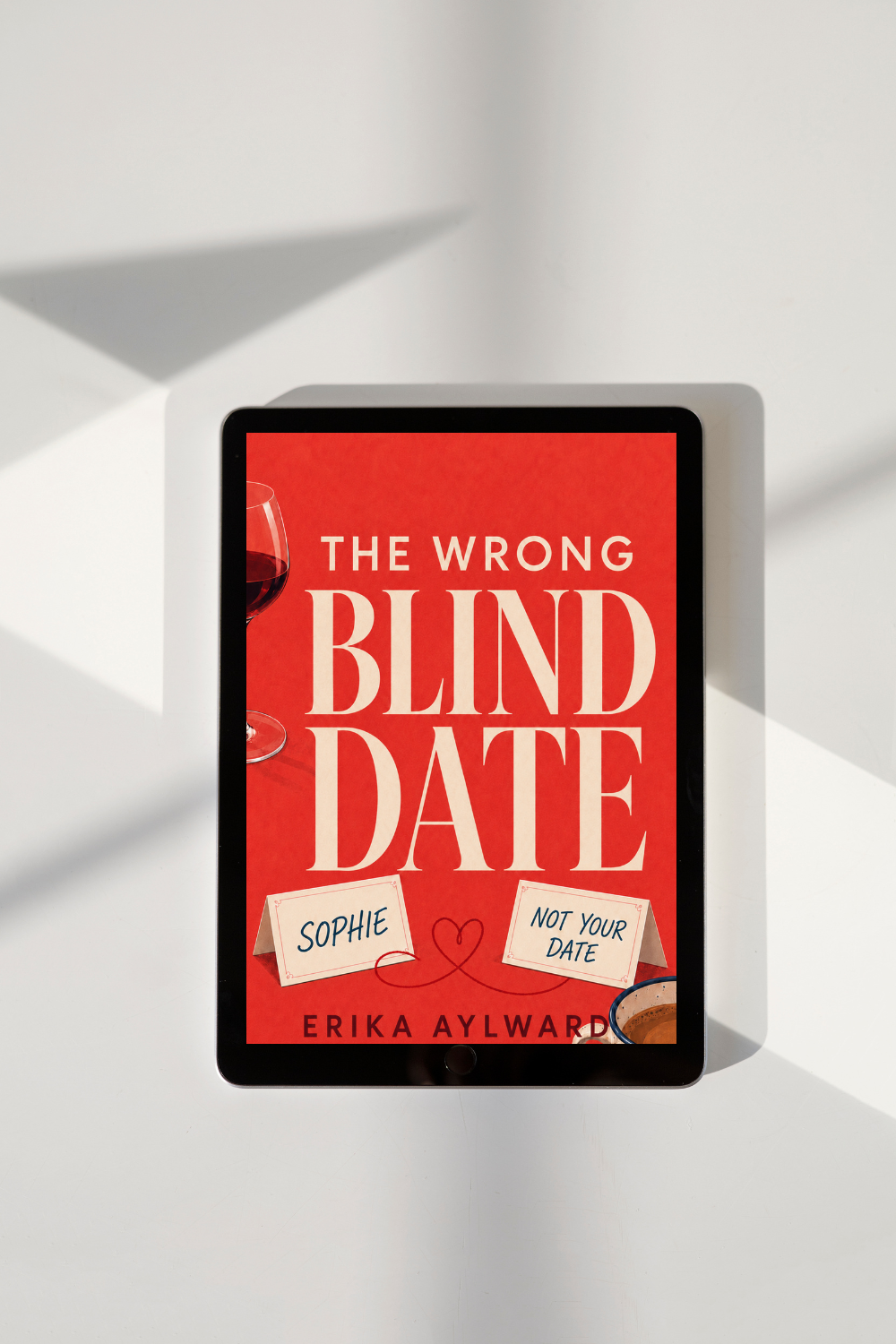 The Wrong Blind Date ebook by Erika Aylward displayed on a tablet