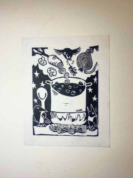 Crow Soup print