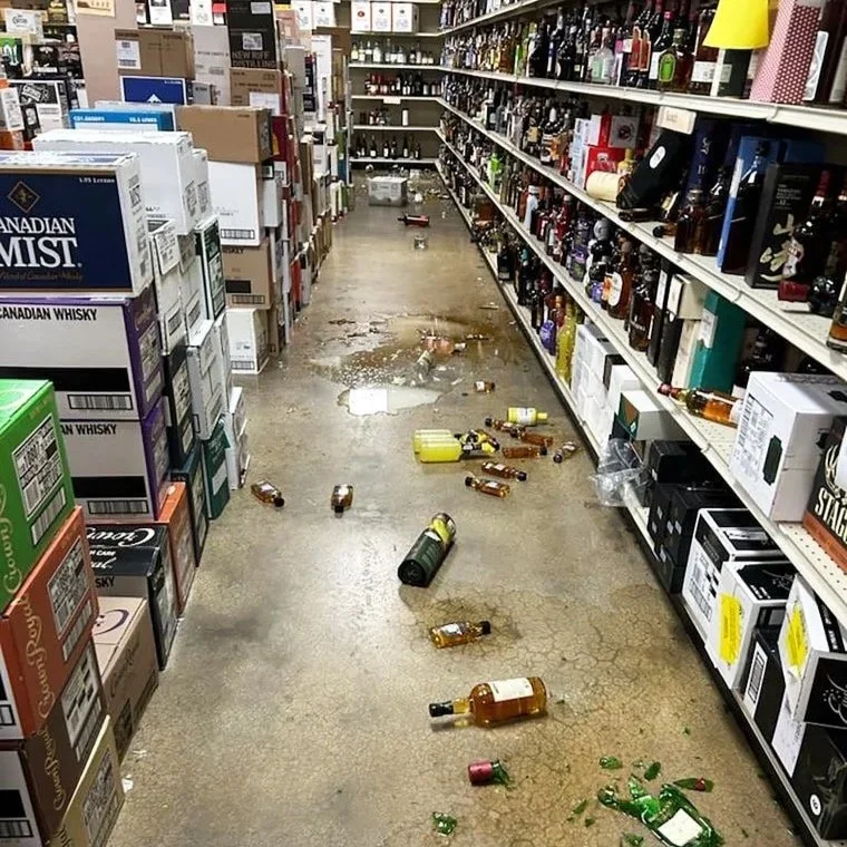the mysterious break-in at the liquor store