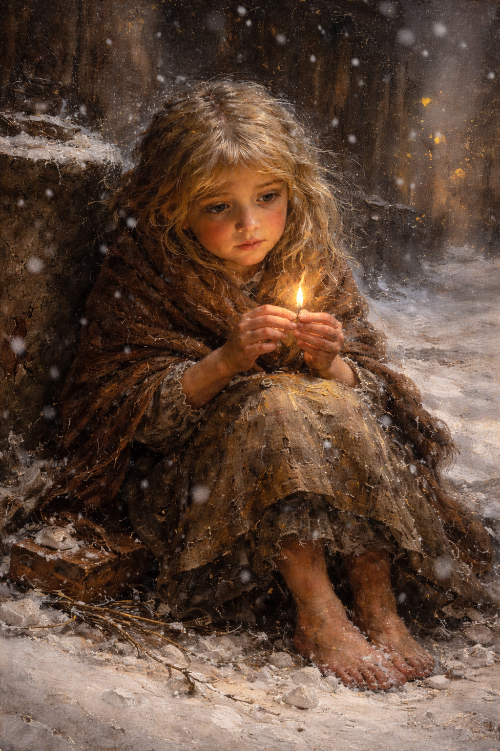 a small match to warm a heart