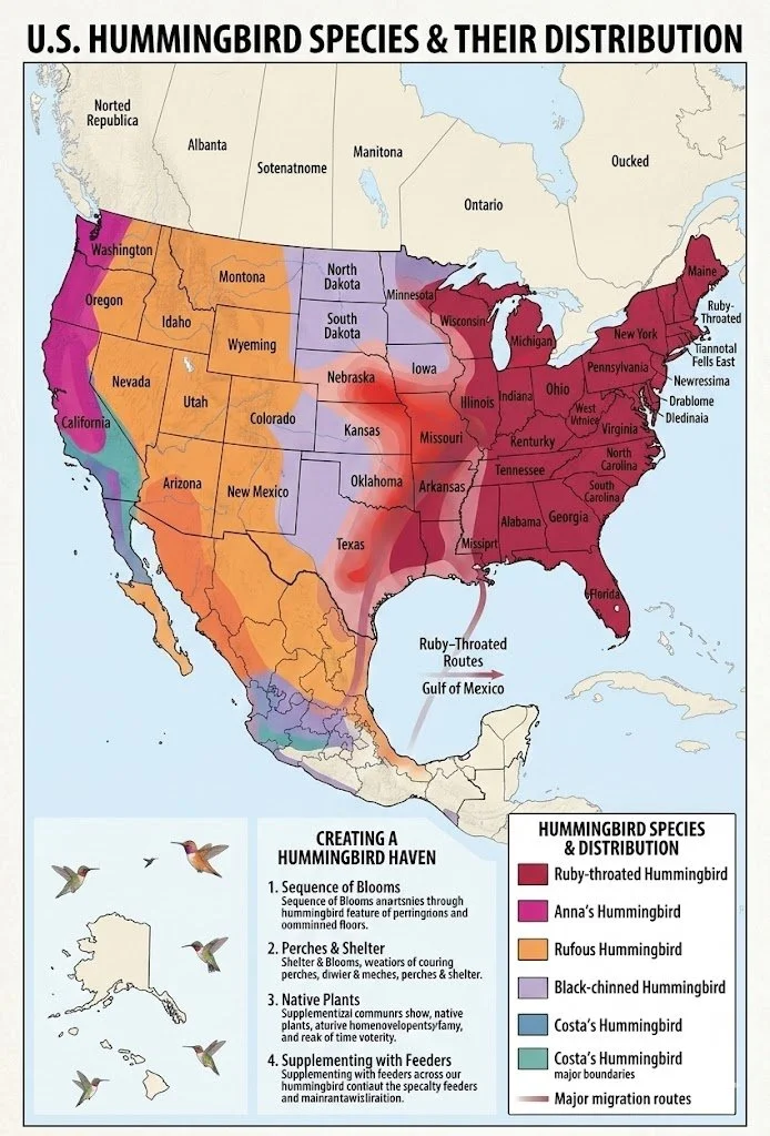 Hummingbirds in the United States