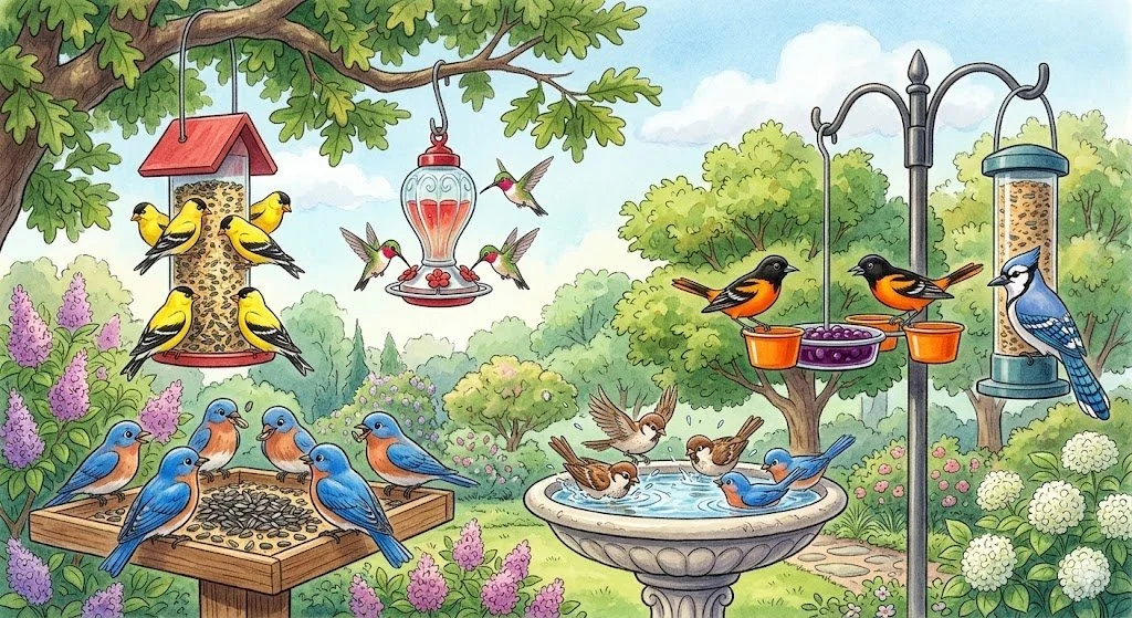 Designing the Perfect Backyard Feeding Station