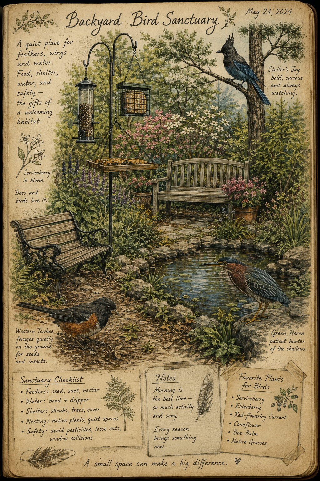 Creating a Backyard Bird Sanctuary