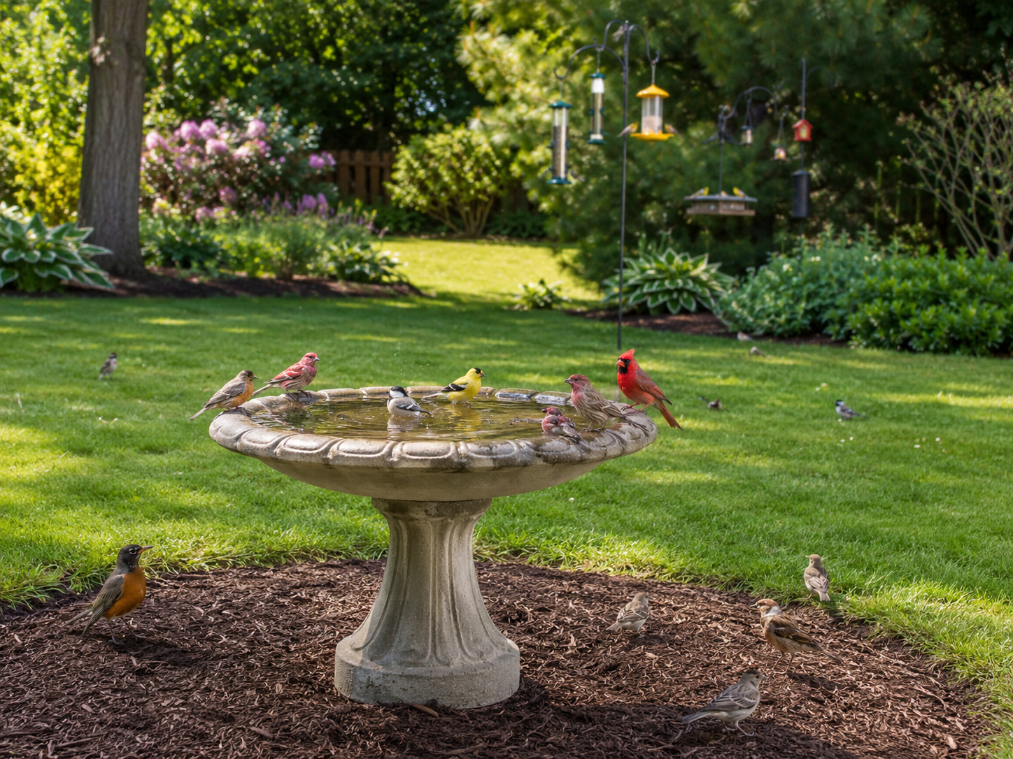 The Complete Guide to Bird Baths: