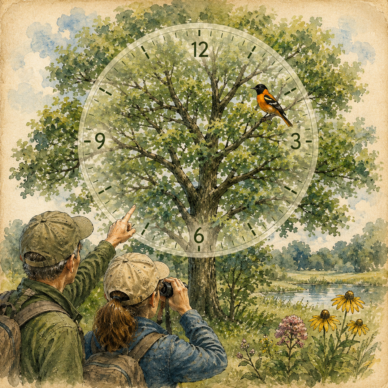 Bird at 2 O’Clock! How Birders Help Each Other Find Birds