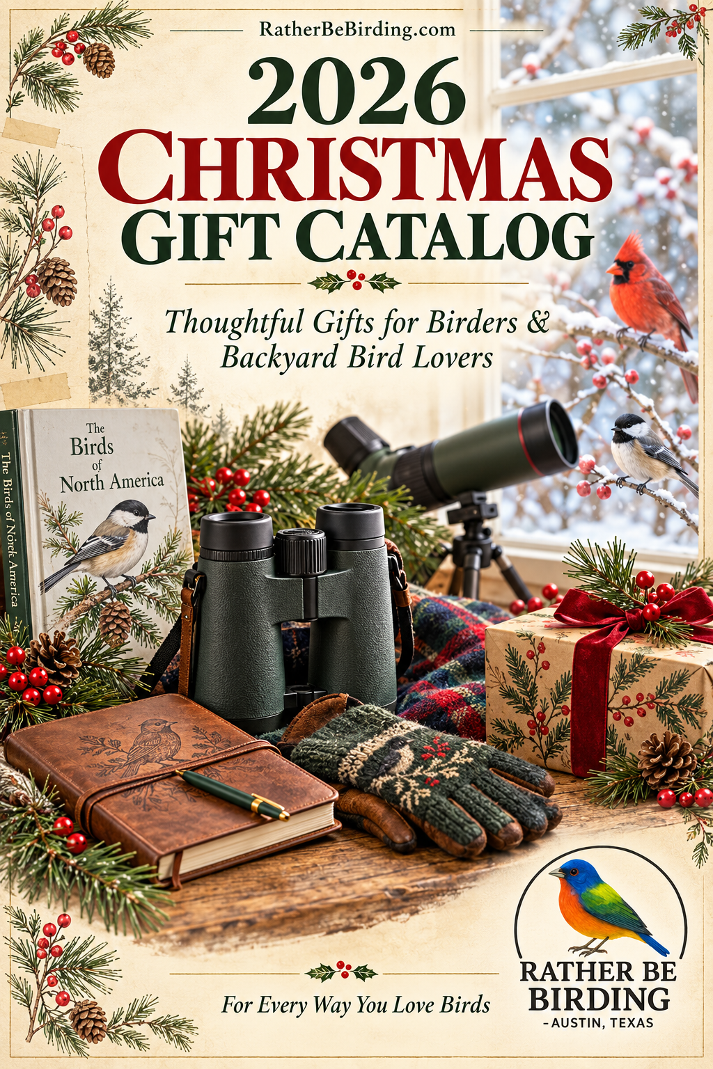 The Rather Be Birding Christmas 2026 Gift Catalog