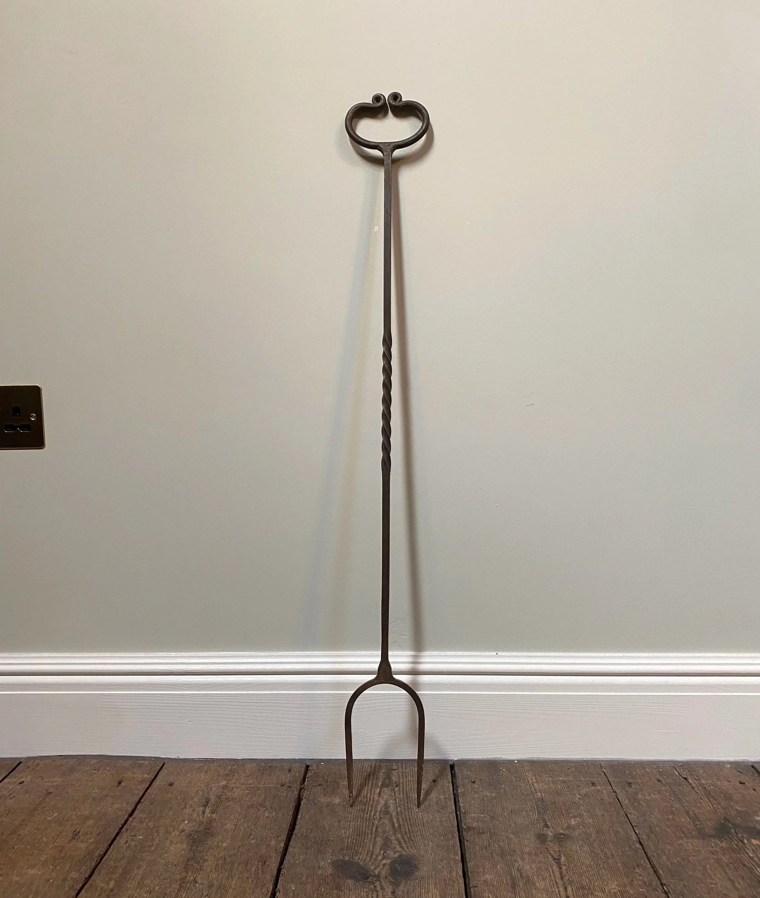 Antique log fork 330 pounds 