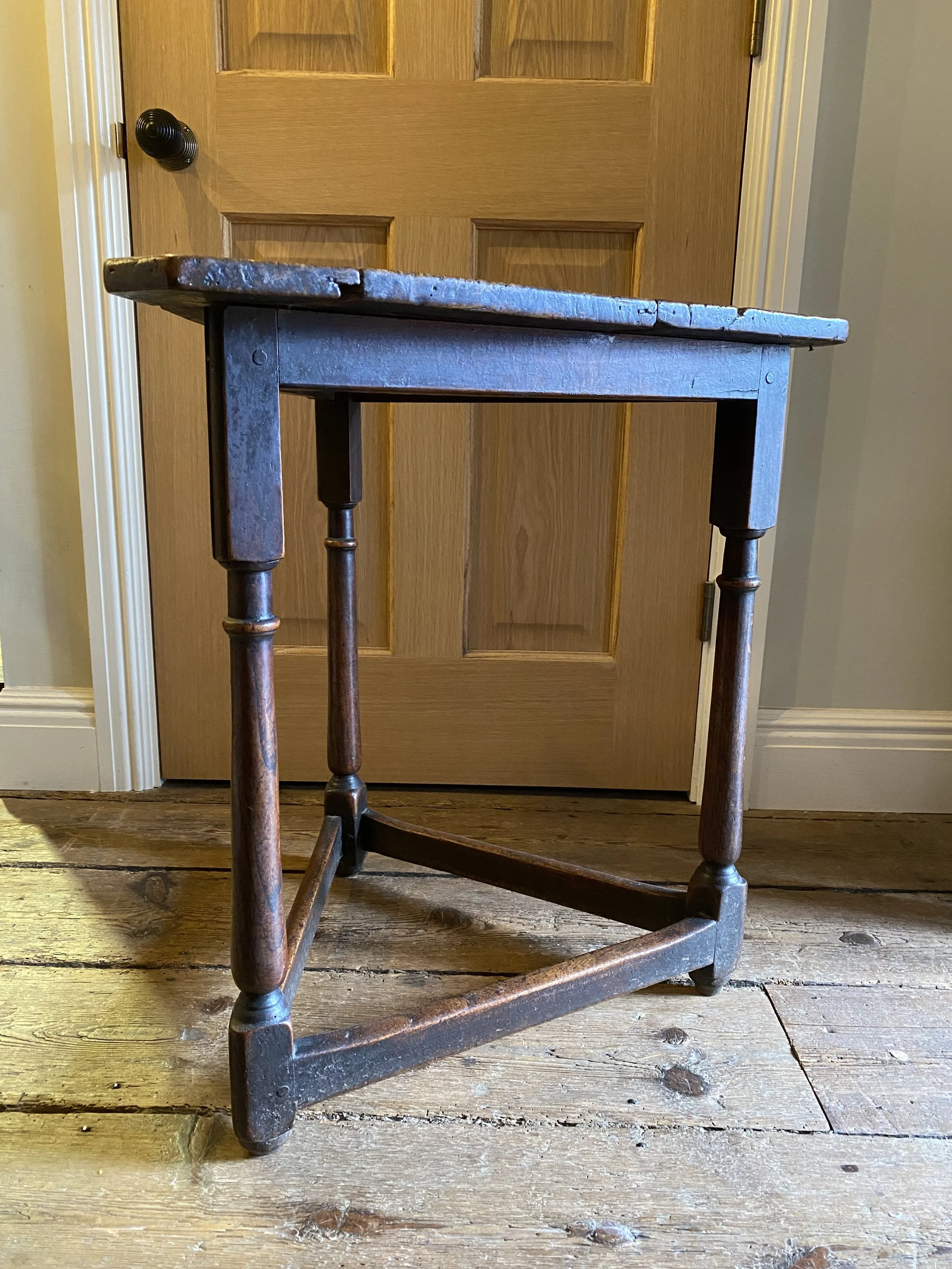 (II) century walnut cricket table fantastic joint period $10,784 in UK  shipping to be added 