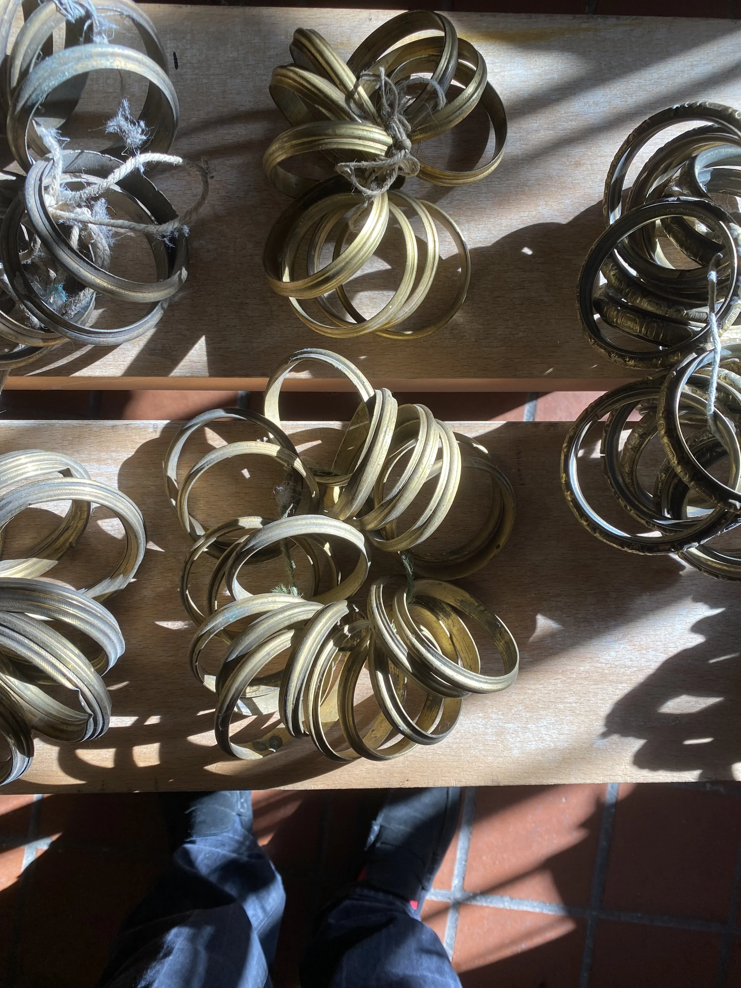 Brass curtain rings $380