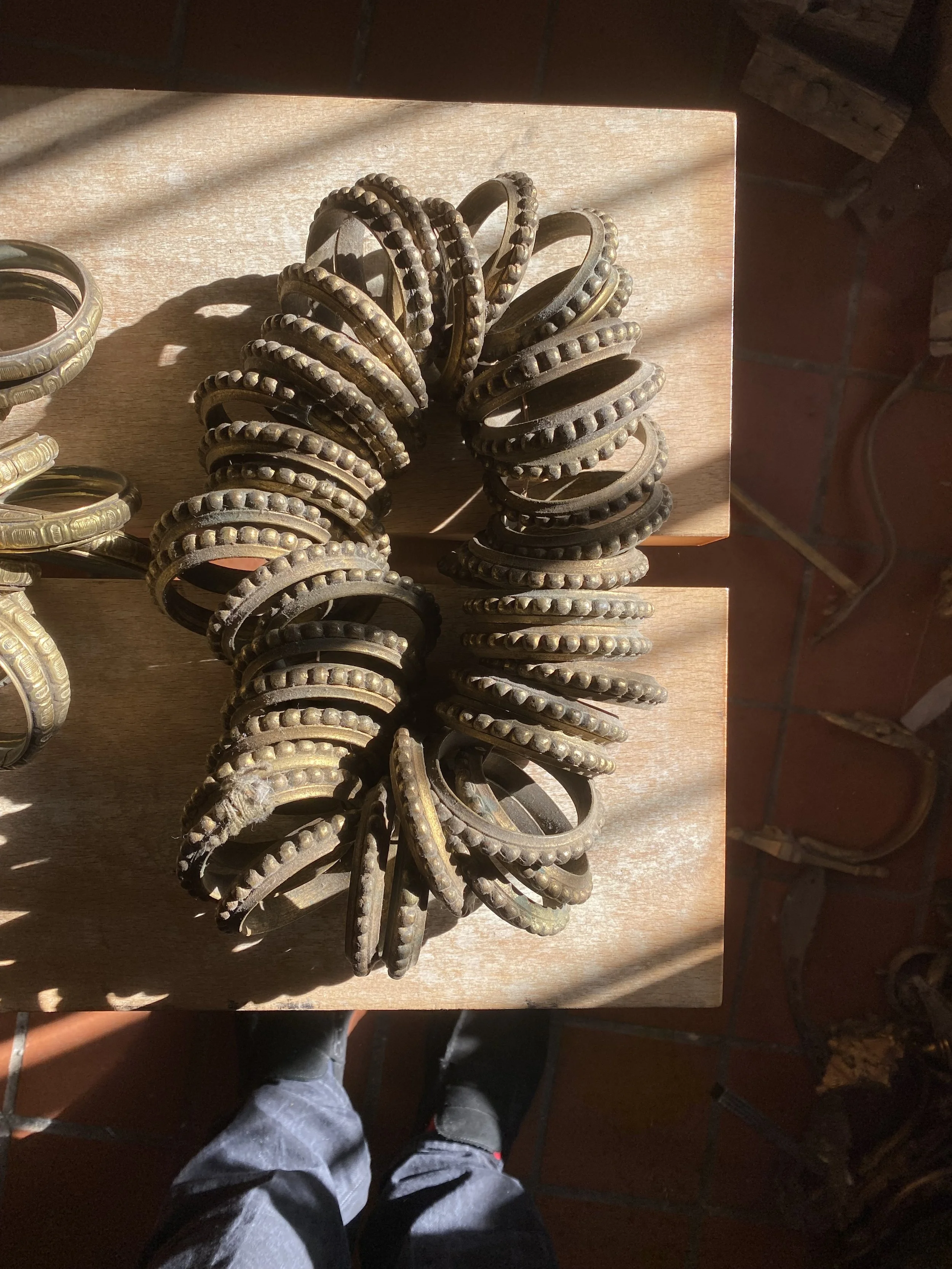 Brass curtain rings $660