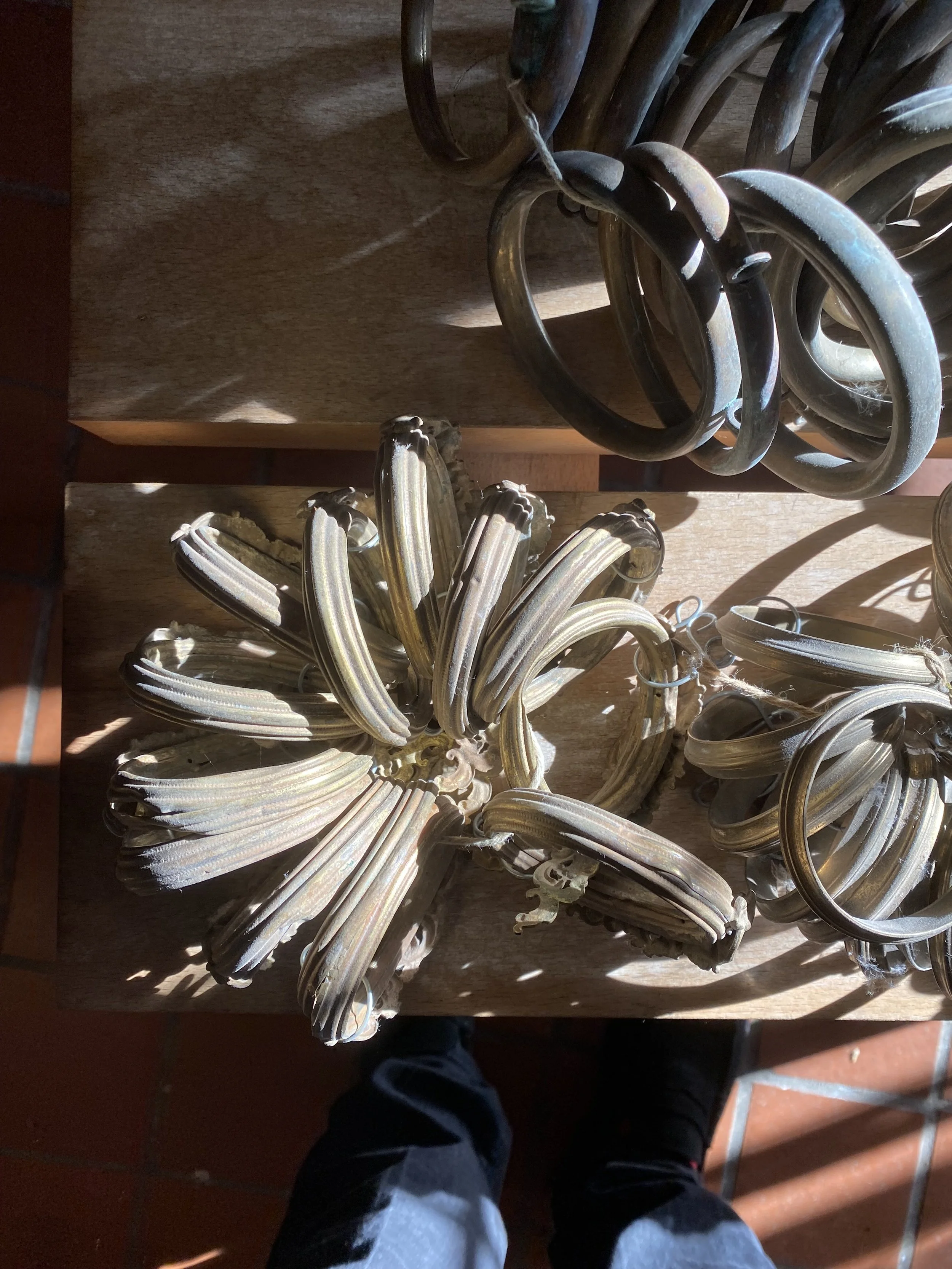 brass curtain rings $280