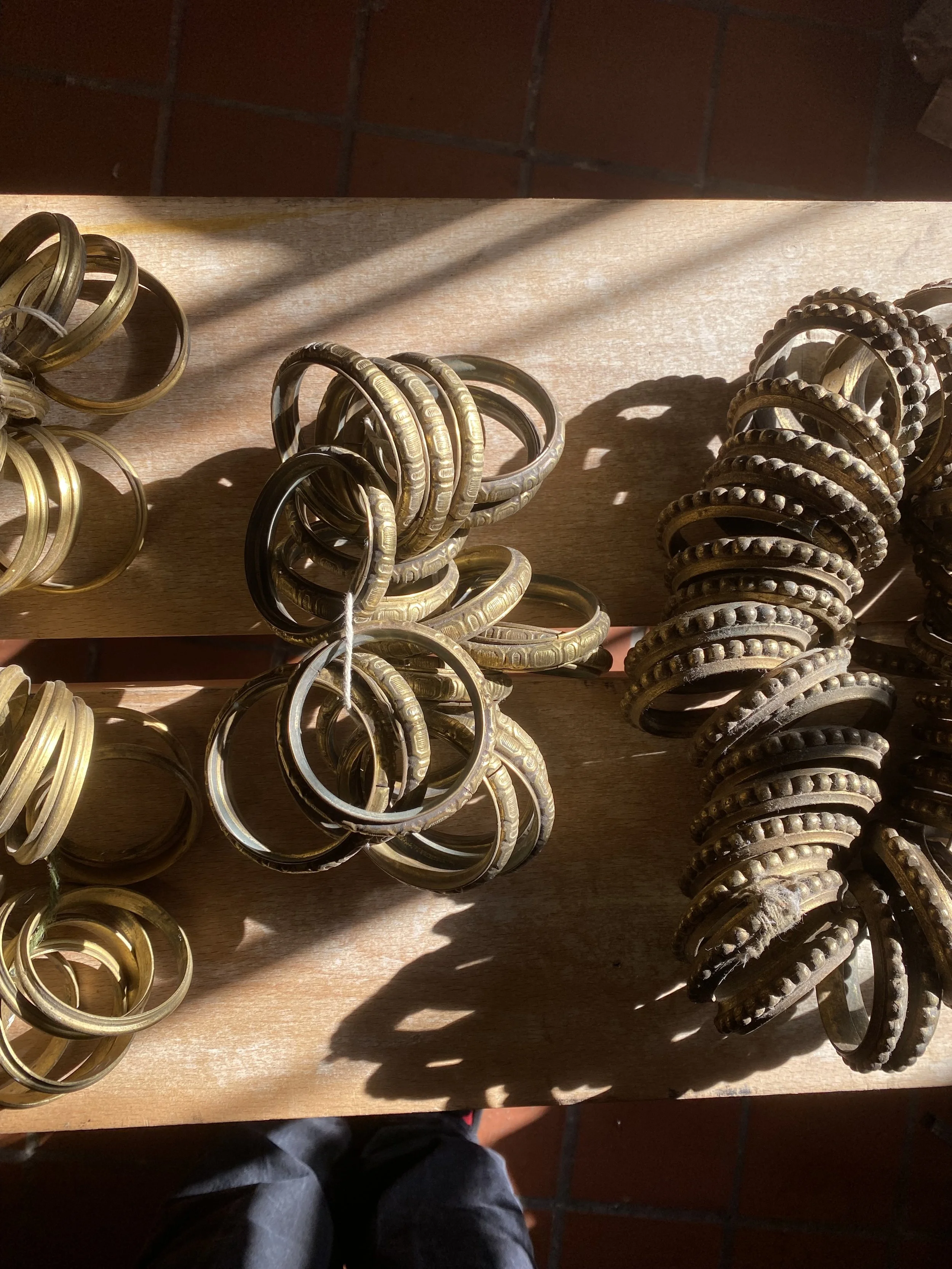 Brass curtain ring $330