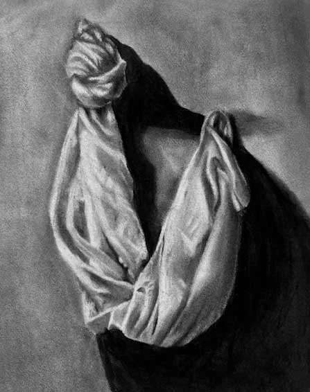 Fabric Study | 15" x 19" - Charcoal