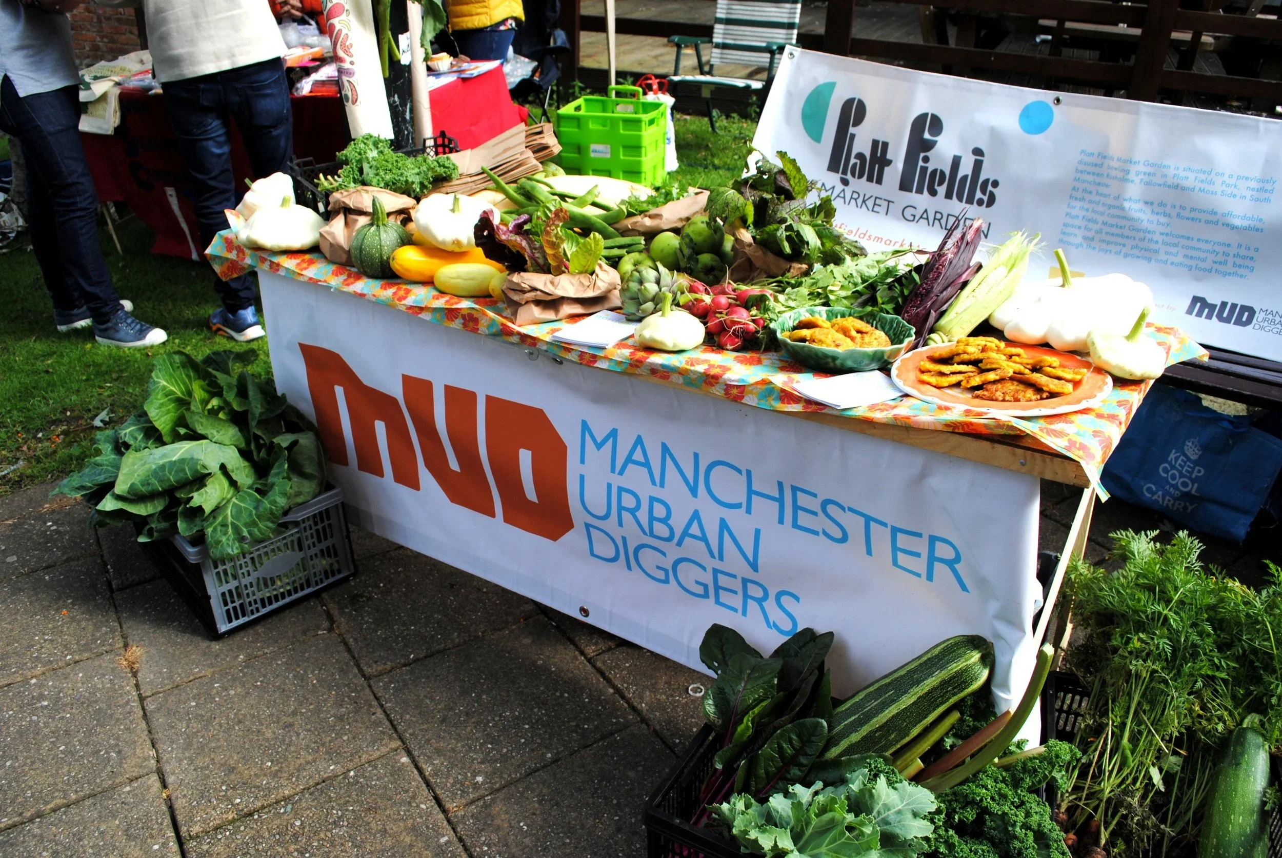 MUDs fresh veg food stall