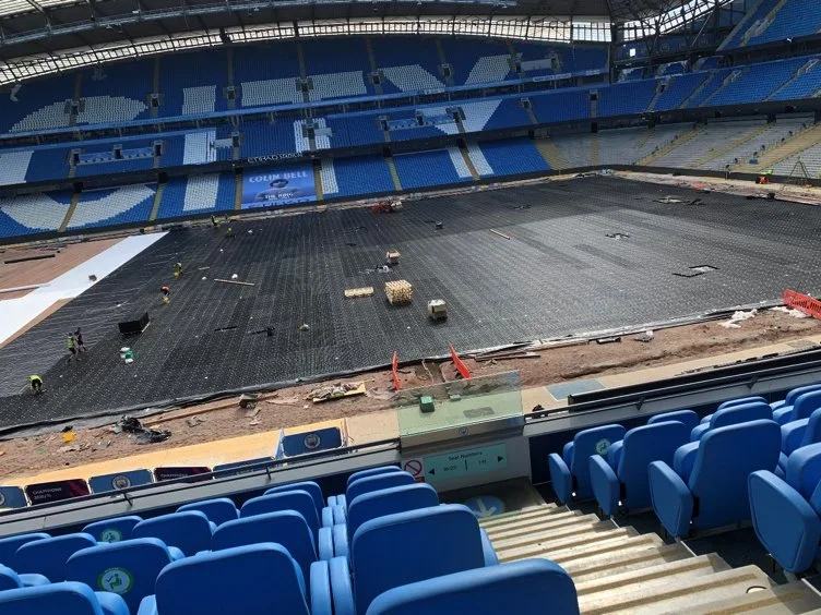 Manchester City Football Club rainwater harvesting system