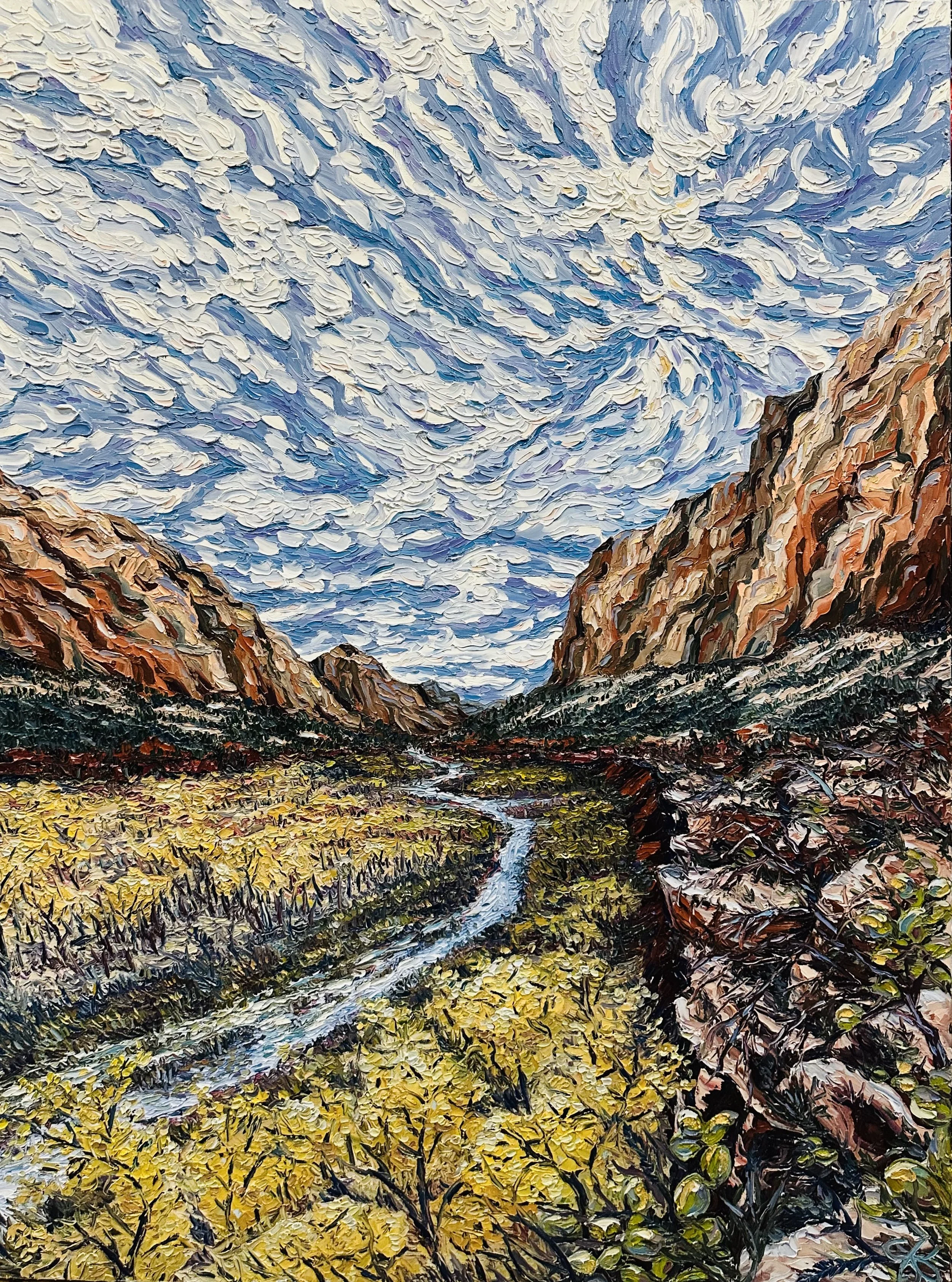 "Zion" 36x48- oil on canvas