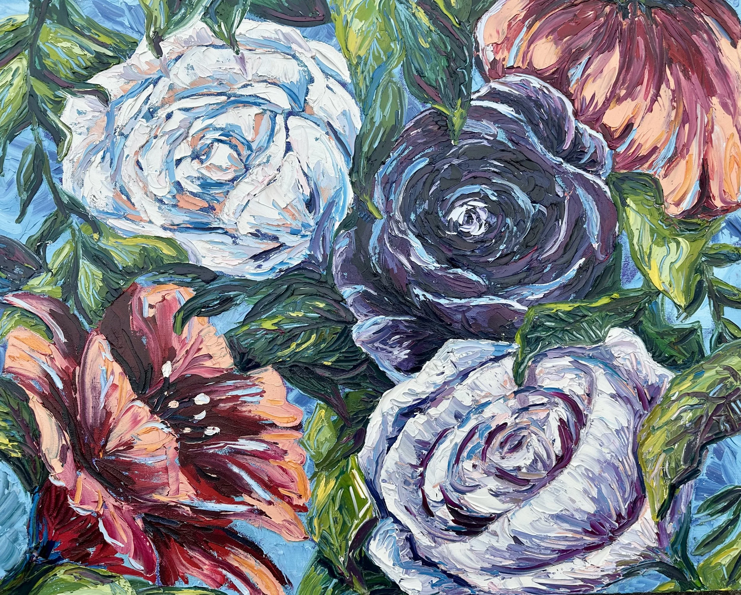 "Full Bloom" 24x30- oil on canvas