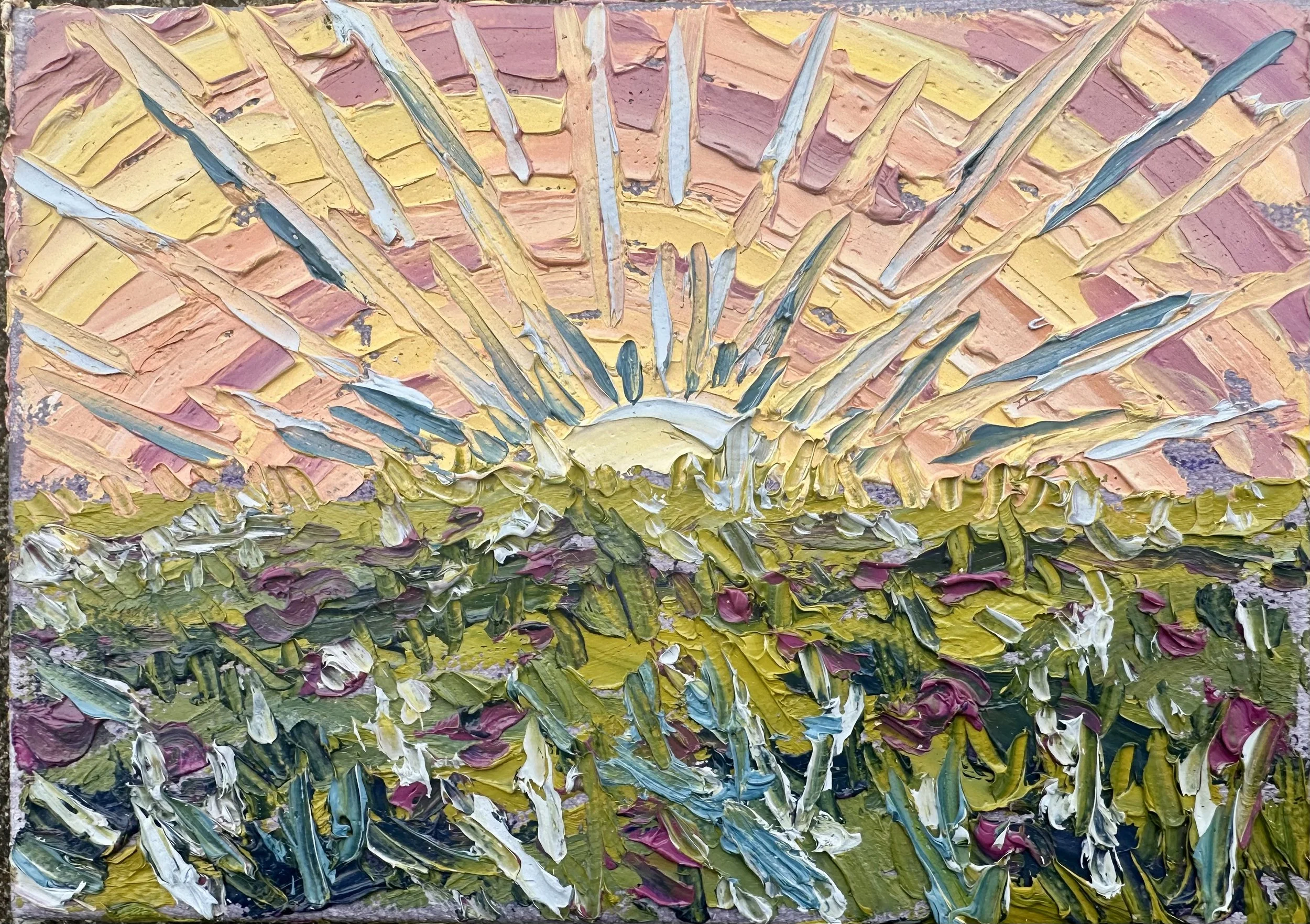 "Radiance"  5x7- oil on canvas