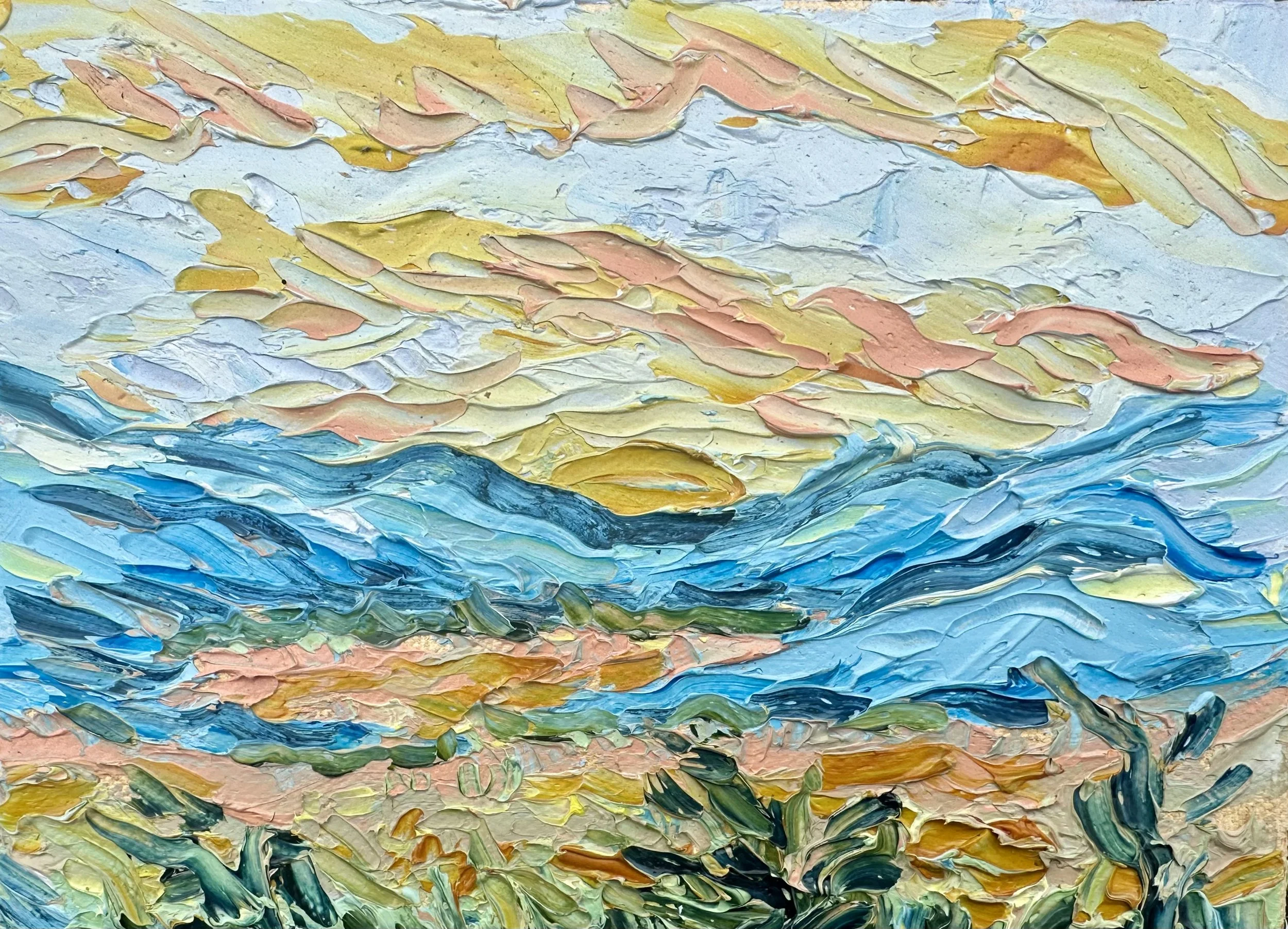 "Warmth" 5x7- oil on canvas