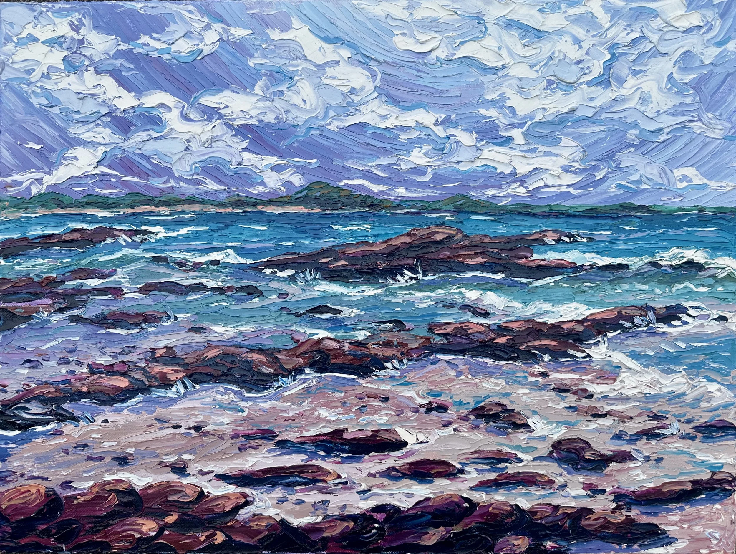 "Costa Brava" 24x18- oil on canvas