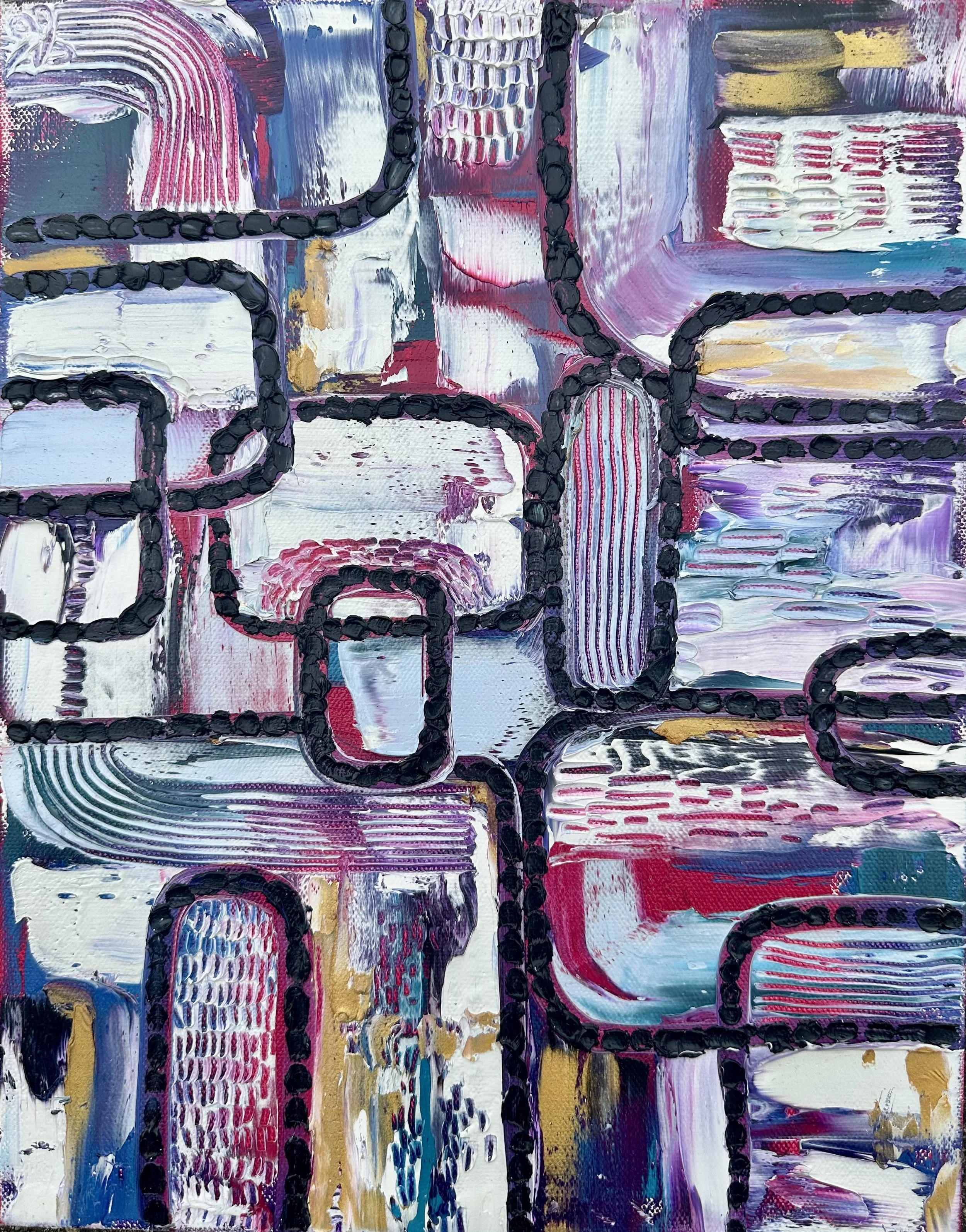 "Black Pearls" 14x11- oil on canvas