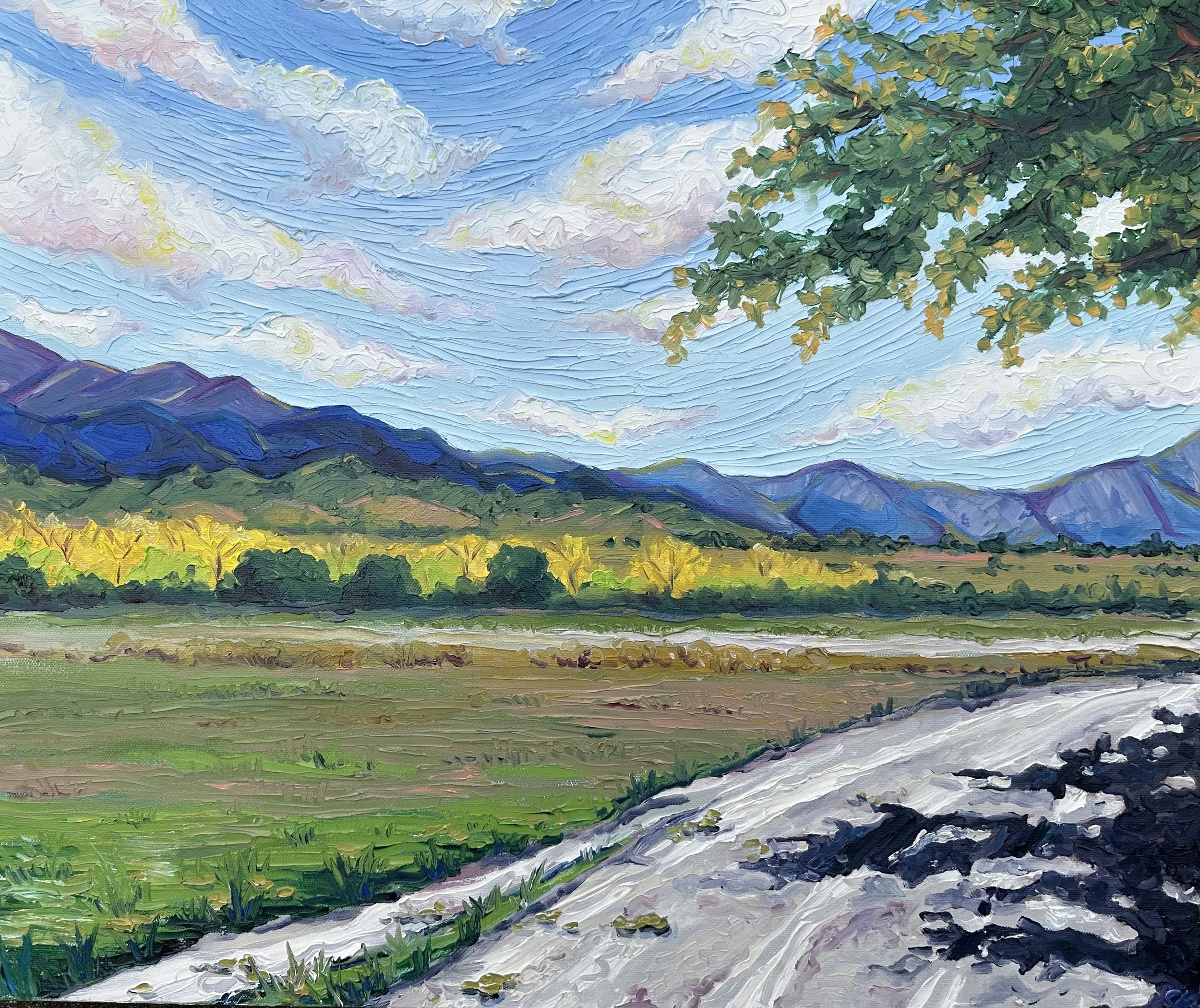 "Path to Internal Peace"  24x20- oil canvas 