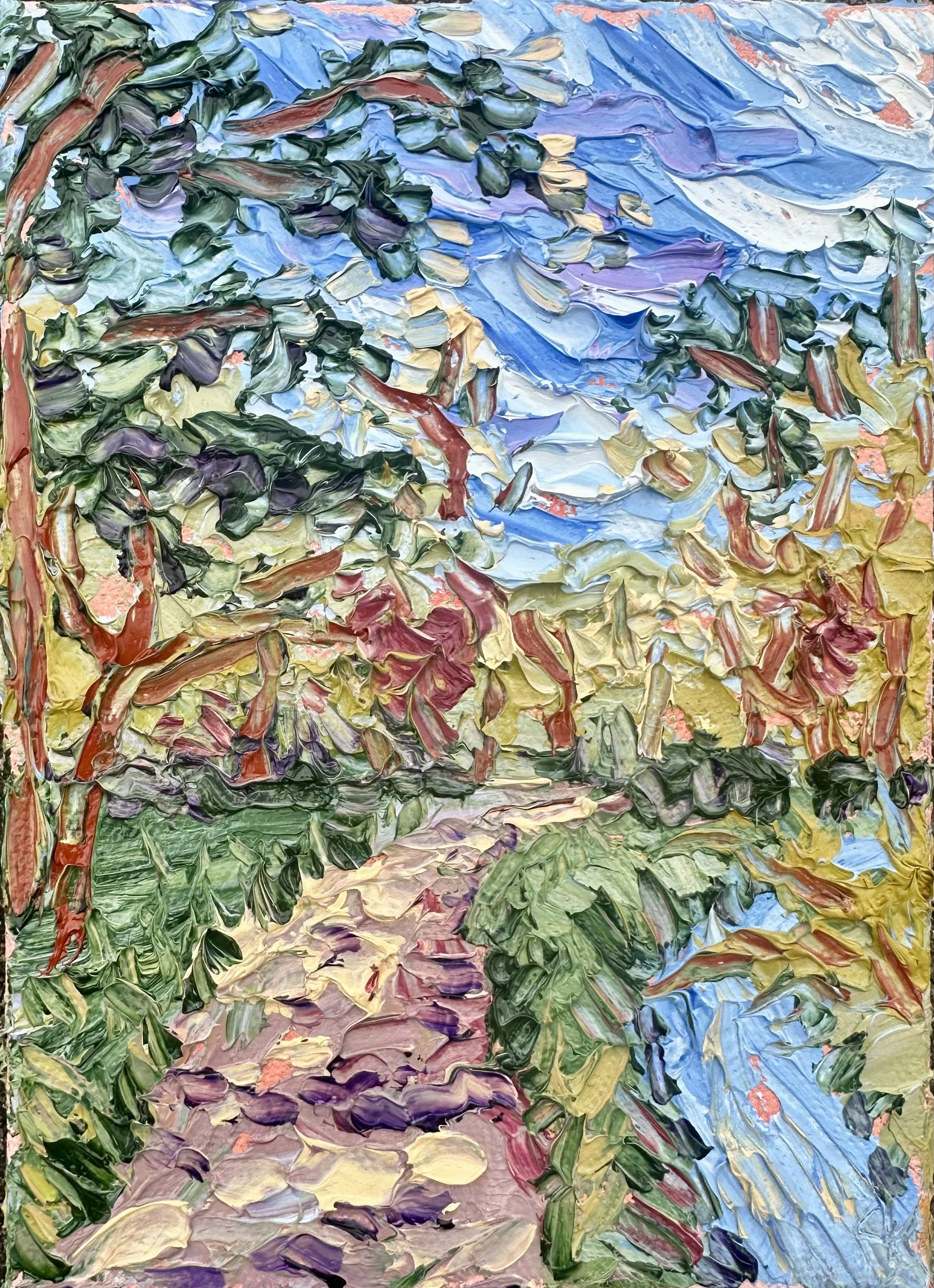"Cheeney Creek" 8x10- oil on canvas