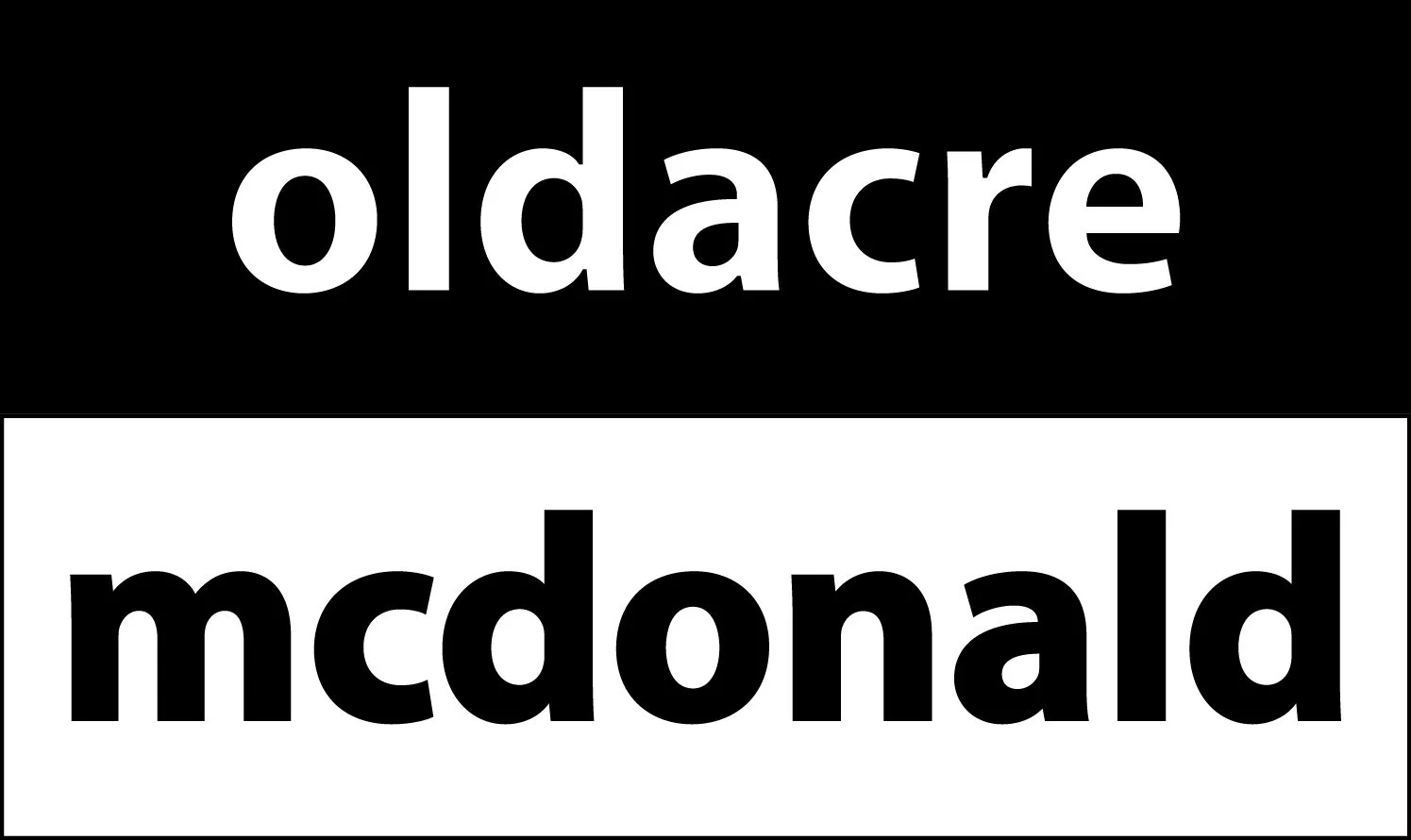 Oldacre McDonald