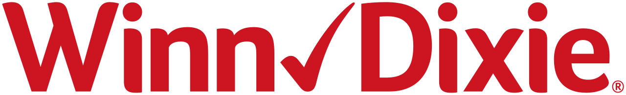 The Winn-Dixie logo in red text with a check mark in place of the letter 'n' in 'Win'.