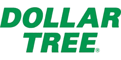 Dollar Tree store logo with green text on a white background.