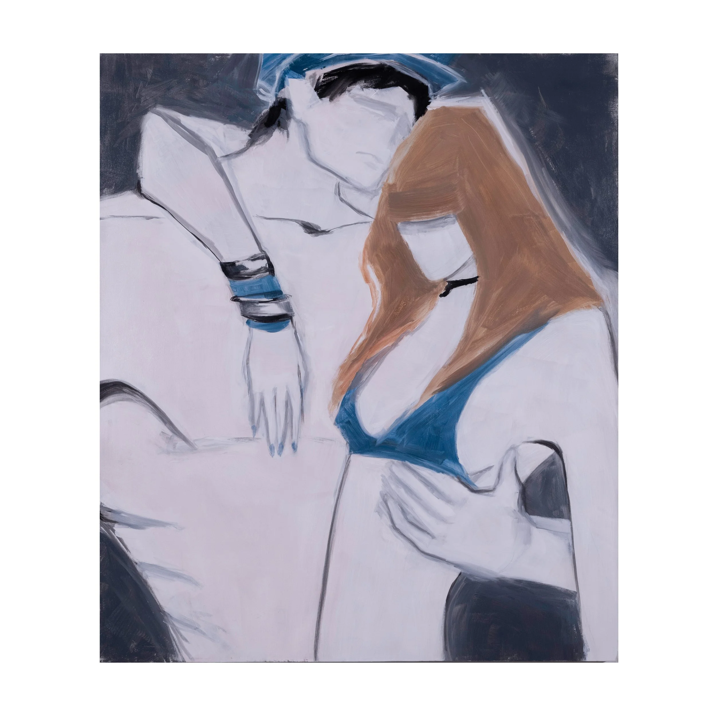 Policeman, 2025, oil on canvas — 36x42"