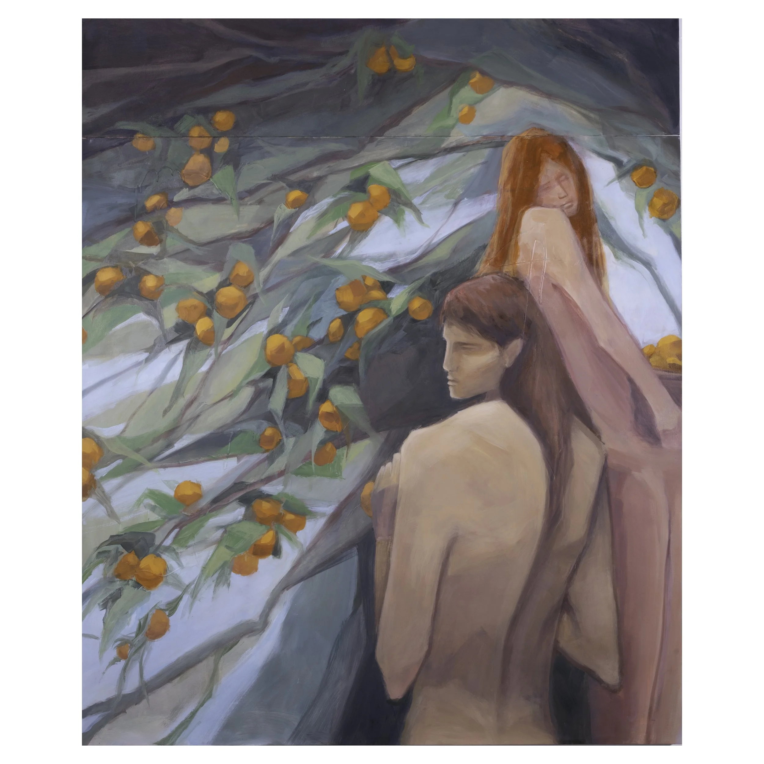 Orange Tree, 2025, oil on canvas — 60x72"