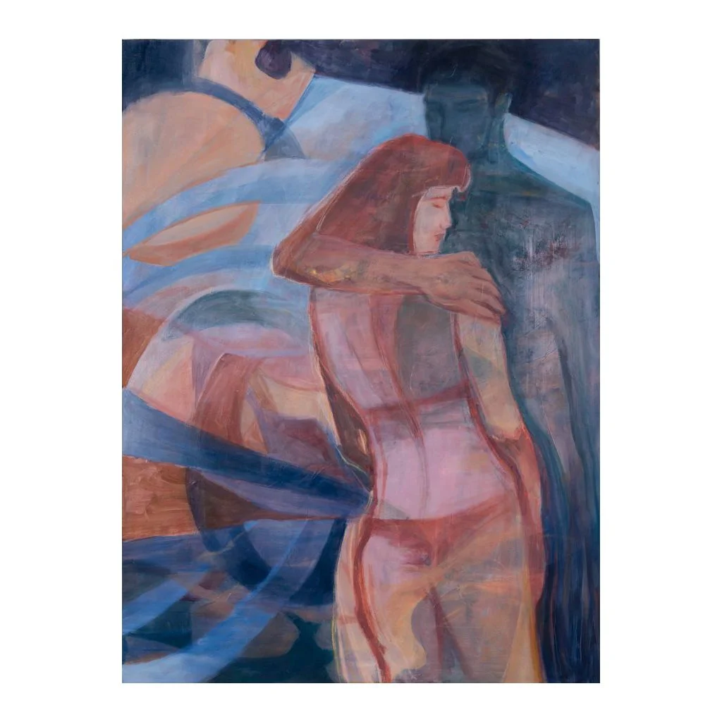 Adam and Eve, 2025, oil on canvas — 36x48"