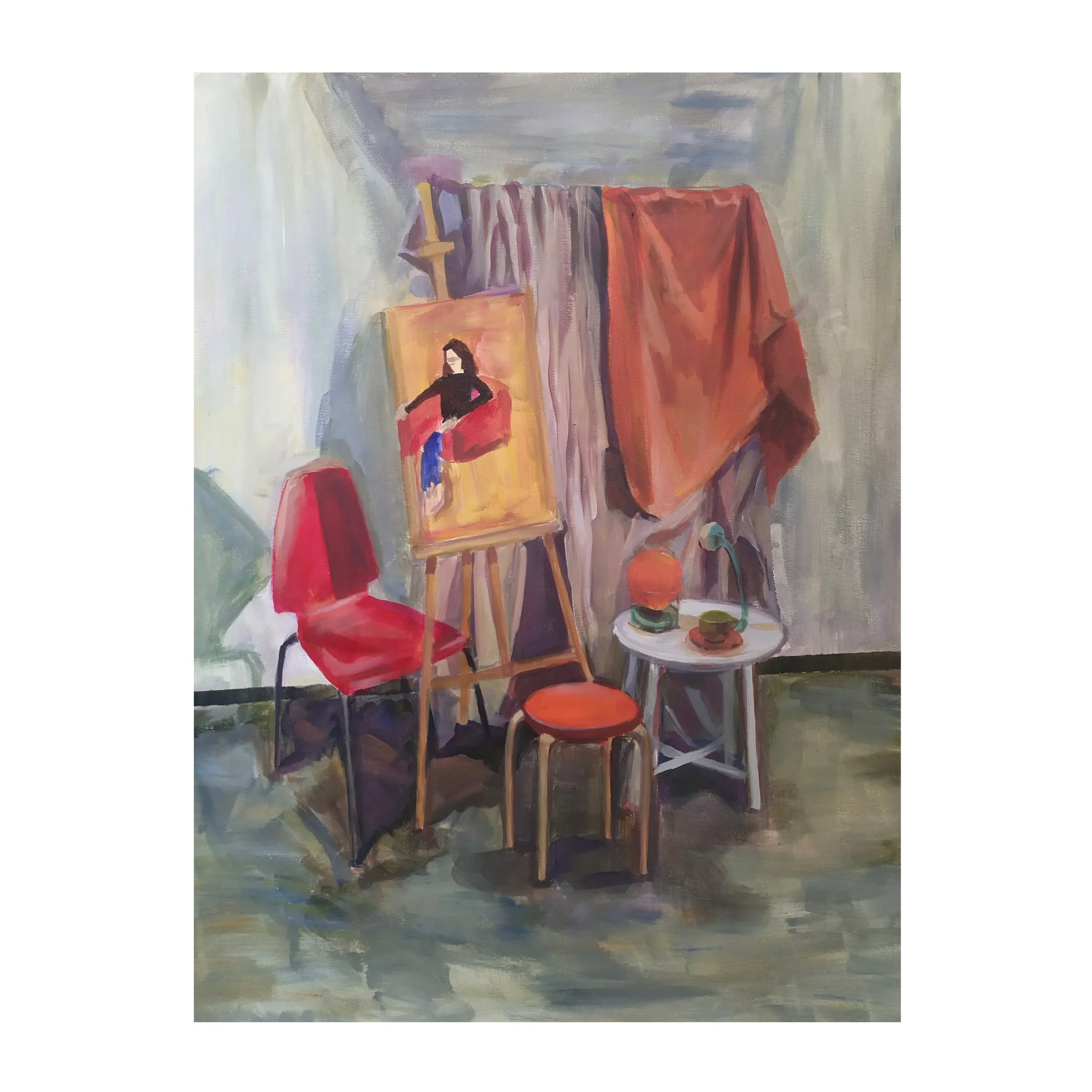 Still life 1, 2022, acrylic on canvas — 24x34"