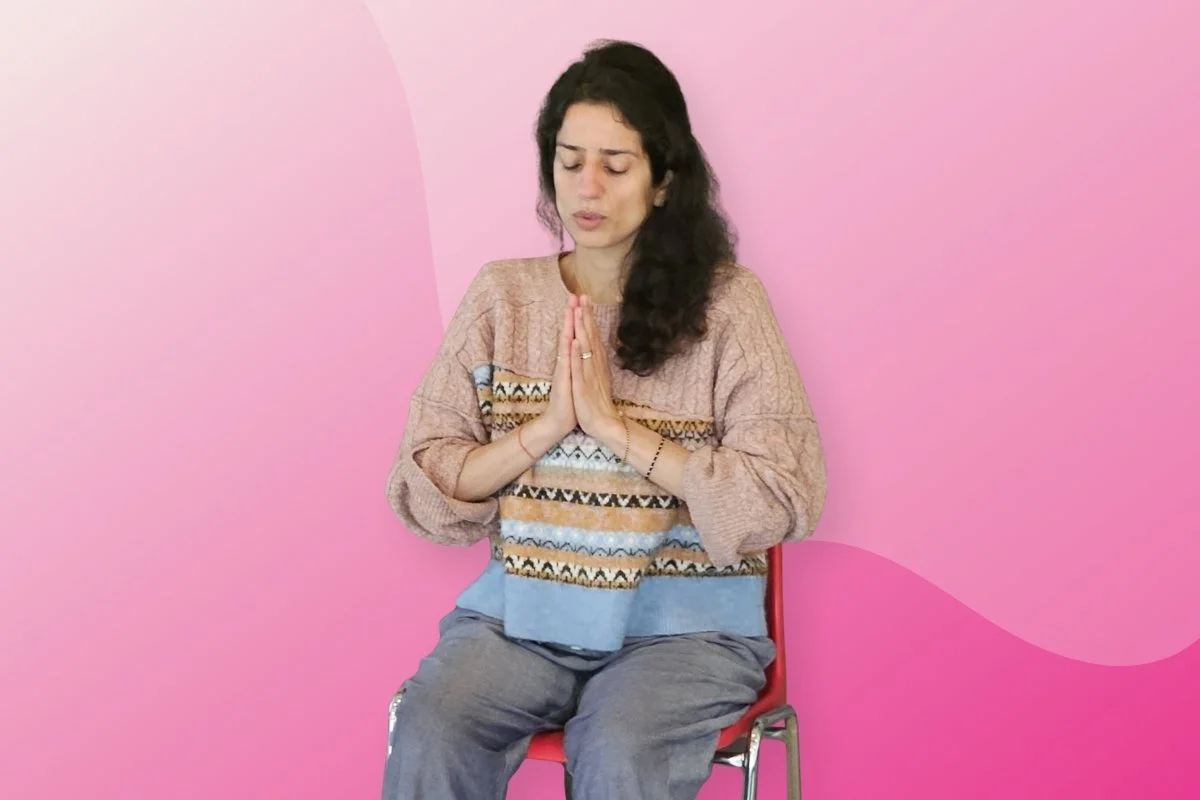 Stoelyoga voor lotgenoten met Sonu Malik