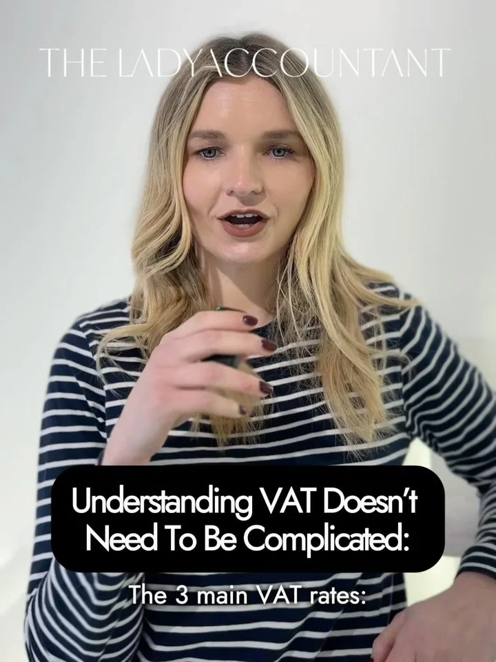 VAT doesn&rsquo;t have to be confusing 💭

There are 3 key VAT rates every UK business needs to understand and knowing the difference helps you: 🤍charge the correct amount 🤍stay compliant 🤍avoid costly HMRC mistakes

✨Standard rate (20%)✨ Applies 