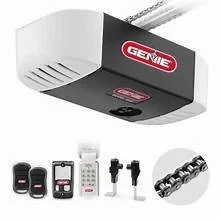 Genie Garage door opener installation.