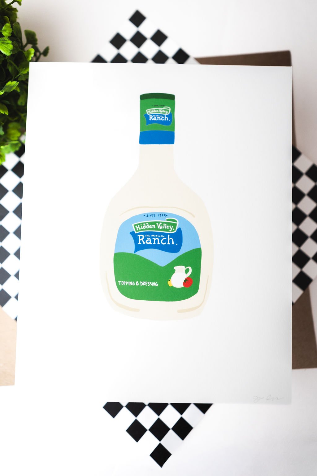 Ranch Dressing Print